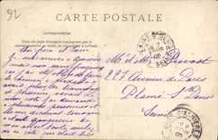 CPA Asnieres L Hotel de Ville