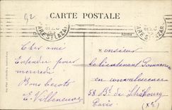 VINTAGE POSTCARD Asnieres Cemetery of the Dogs Gone Principal