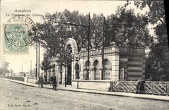 VINTAGE POSTCARD Asnieres the Cemetery of the Dogs