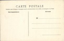 VINTAGE POSTCARD League of Public safety of the City D Asnieres the Brigade of the Dogs of Police force