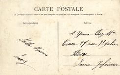 VINTAGE POSTCARD Levallois Perret L Town hall