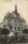 VINTAGE POSTCARD Levallois Perret the Town hall