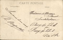 VINTAGE POSTCARD Levallois Perret the Town hall