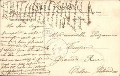 Calle de Levallois Perret de la POSTAL de la VENDIMIA del tabaco de Cormeille