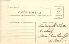 POSTAL Marnes de la VENDIMIA la vieja una vuelta inútil de la caza