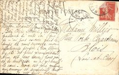 Encrucijada de Meudon de la POSTAL de la VENDIMIA de los claustros