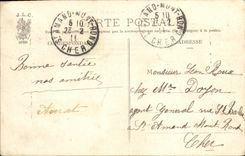 Charca del taladro de Meudon de la POSTAL de la VENDIMIA de Trivaux