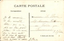 Madera de la POSTAL de la VENDIMIA de Meudon Clamart la fuente ferruginosa