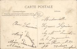 Tren bajo del panorama de Meudon de la POSTAL de la VENDIMIA