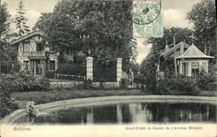 POSTAL Bellevue de la VENDIMIA redondo no y lavabo de L avenida de Melanie