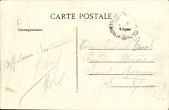 Panorama de Bellevue Meudon de la POSTAL de la VENDIMIA en el Seine tomado de Meudon bajo