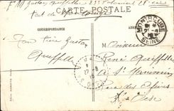 Punto redondo de Montrouge de la POSTAL de la VENDIMIA de L avenida del parque y de L avenida