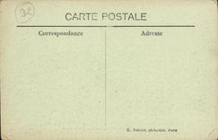 La POSTAL Fort du Mont Valerien de la VENDIMIA entro de la residencia de Forbin Jeanson del castillo del comandante del comandante del lochner del lugar 1870
