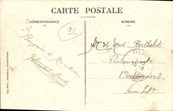 Los lavabos de Nanterre de la POSTAL de la VENDIMIA de la Agua compania al Vlaerien montan la cascada y los filtros