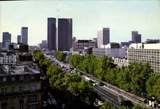 MODERN CARD Neuilly sur Seine Which occurred Charles de Gaulle Seen on Defense