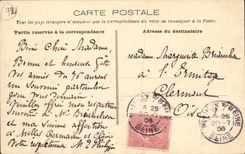 VINTAGE POSTCARD Neuilly sur Seine L Church