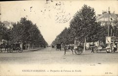 VINTAGE POSTCARD Neuilly sur Seine Pierre of L Avenue of Neuilly