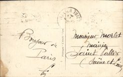 VINTAGE POSTCARD Neuilly sur Seine L American Hospital L entered