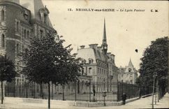 VINTAGE POSTCARD Neuilly sur Seine the Pasteur College