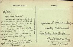 VINTAGE POSTCARD Neuilly sur Seine the Castle of Madrid