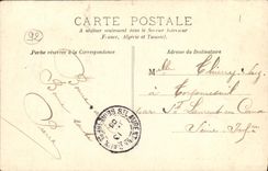 VINTAGE POSTCARD Neuilly sur Seine the Quay and the Bridge of Neuilly barges