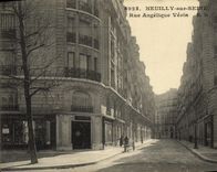 VINTAGE POSTCARD Neuilly sur Seine Street Angelica Jack