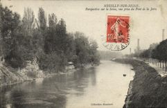 CPA Neuilly Sur Seine Perspective sur la Seine Vue Prise du Pont de la Jatte
