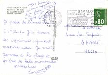 POSTAL MODERNA Dinard Mont Saint Michel Servan santo Parame