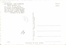 POSTAL MODERNA Dinard Bretana dimensiona el barco de alta velocidad blanco esmeralda de la motora de D