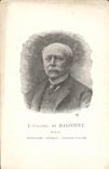 VINTAGE POSTCARD House of Commons Lieutenant colonel of Halgouet Appointed General adviser D ille and unpleasant
