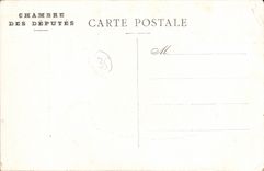 VINTAGE POSTCARD House of Commons Lieutenant colonel of Halgouet Appointed General adviser D ille and unpleasant