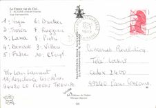 POSTAL MODERNA D vista Acigne junto