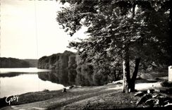 POSTAL MODERNA Antrain en el taladro de Couesnon y Etang de la ciudad del districto