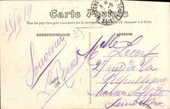 POSTAL Antrain de la VENDIMIA el puente y la descarga de los campos de la lavanda de la lavanderia automatica de los ninos de Couesnon