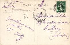 Lecheria de Antrain de la POSTAL de la VENDIMIA de L angulo