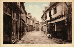 CPA Bazouges la Perouse La Grande Rue