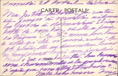 VINTAGE POSTCARD Becherel Castle of Caradeuc Cote terrace has M the Count de Kernier Ancienne residence Chalotais