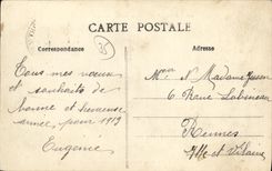 POSTAL Bedee de la VENDIMIA el camino de Montfort