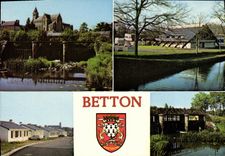 POSTAL MODERNA lugar encantador de Betton en el canal D Ille y Rance