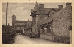 POSTAL Betton de la VENDIMIA el ayuntamiento y el L escuela de muchachos