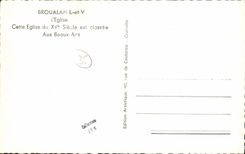CPA Broualan Eglise