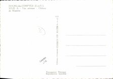 POSTAL MODERNA ciudad del castillo de aire visto cuentas de Montrive