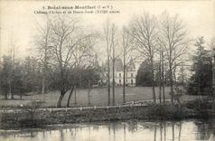 POSTAL Breal de la VENDIMIA debajo del castillo D Artois de Montfort y del alto taladro