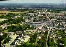 POSTAL MODERNA Bruz el aire visto de centro