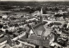 POSTAL MODERNA plano de Bruz con la tapa