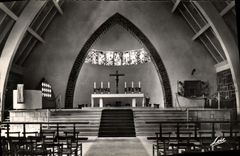 POSTAL MODERNA Bruz interior de L iglesia