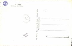 POSTAL MODERNA Bruz interior de L iglesia