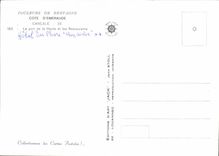 MODERN CARD Cancale the Port of the Swell and Restaurants