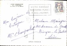 MODERN CARD Cancale the Port and the Hotels Boats