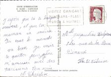 MODERN CARD Cancale the Oyster beds